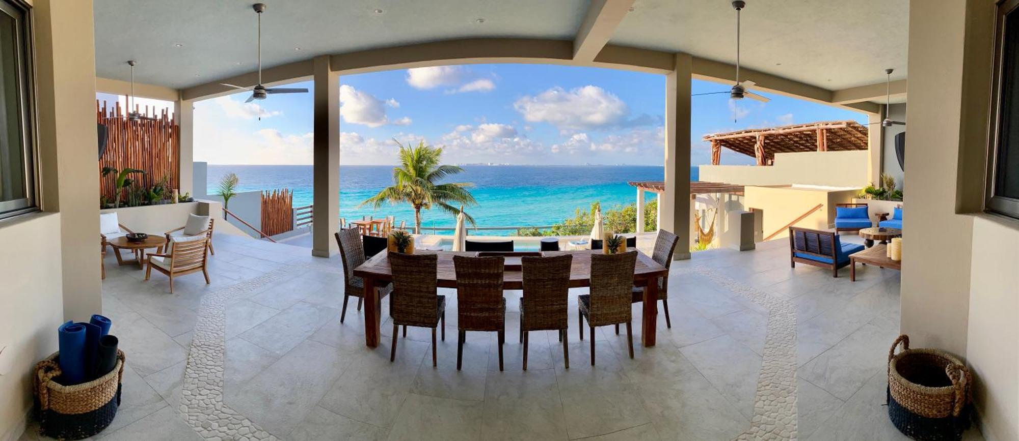 Casa Vaya Vida: Deluxe Island Villa-views Sunrise @ Caribbean, Sunset @ Cancun/isla Bay Villa *